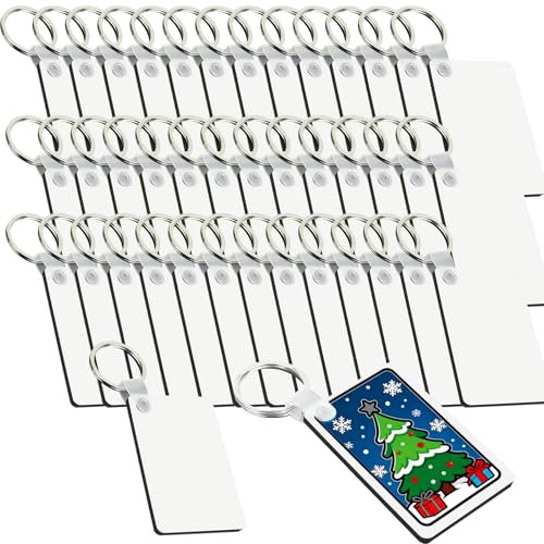 Porte-clés vierges pour sublimation de vos souvenirs de vacances en vrac