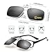 Clip en las gafas de sol polarizadas Mens/womens Flip up polarizado lentes...