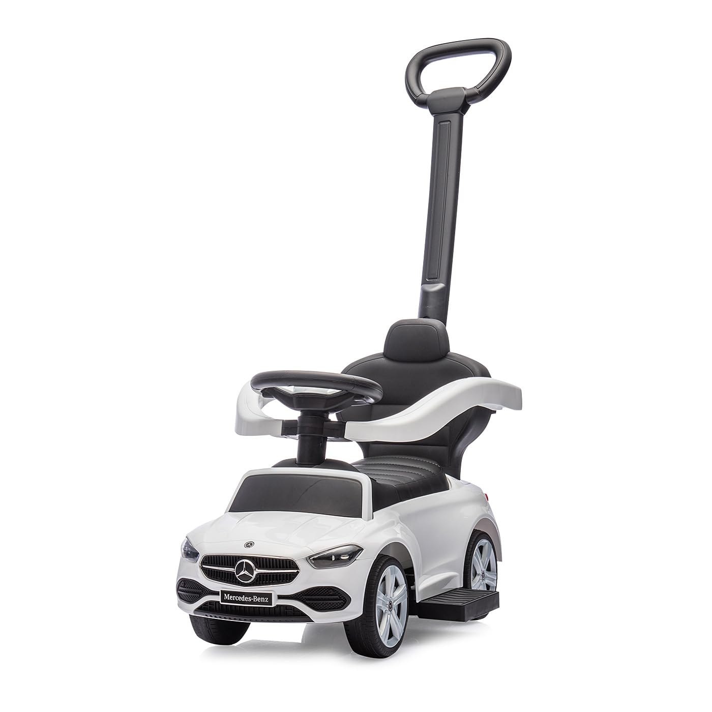 JAMARA Mercedes-Benz Classe C 464025 Toboggan 3 en 1 pour Enfants avec Barre de poussée, véhicule pour Enfants intérieur et extérieur, Jouet de Voiture, Cadeau pour Enfants, Protection