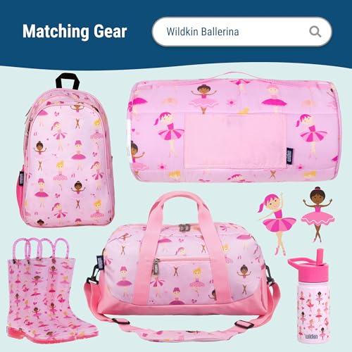 Image of Wildkin Reusable Food Container for Kids - Airtight, Leak Resistant, Dishwasher Safe - Ballerina