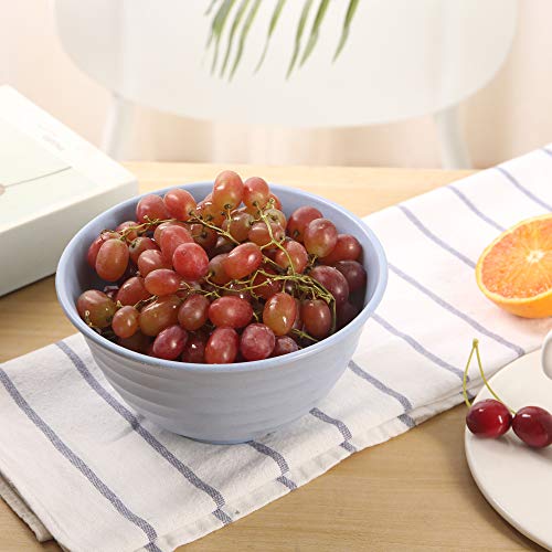 image for Shopwithgreen Unbreakable Large Cereal Bowls - 30 OZ Wheat Straw Fiber