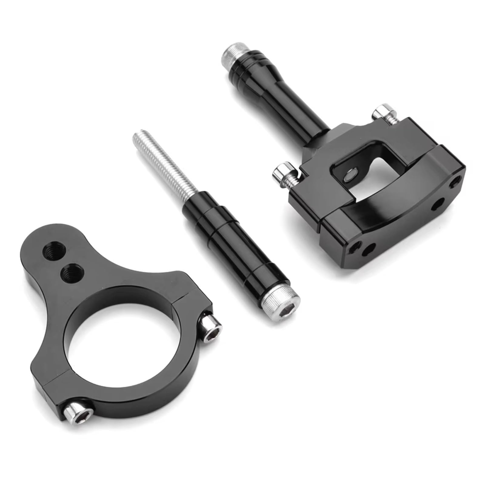 Amortiguador Dirección Compatible con Yamaha para R3 2013-2018 Kit De Soporte De Amortiguador Estabilizador De Dirección Ajustable para Motocicleta