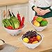 Colander for Kitchen, 3QT, Stainless Steel Colander Strainer with Handle for Fruits Vegetables Cooking Food, Dishwasher Safe