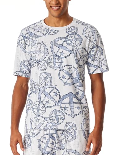 T-shirt de nuit Schiesser 150 Years en coton biologique haut de gamme
