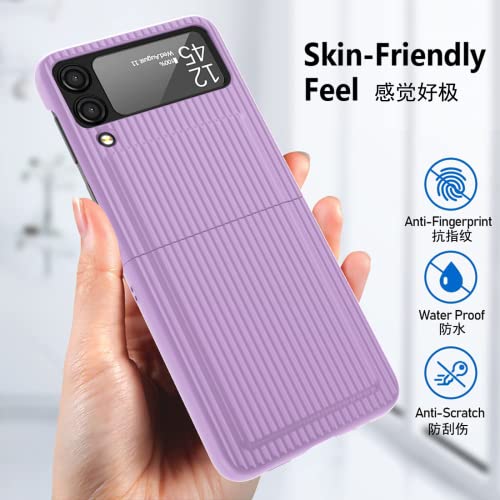 Capa para Samsung Galaxy Z Flip 3, dobradiça em forma de bagagem com integração de membrana de conch