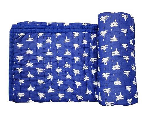 Couvre-lit Kantha pour bébé coton anti-transpiration pour des nuits calmes - 2