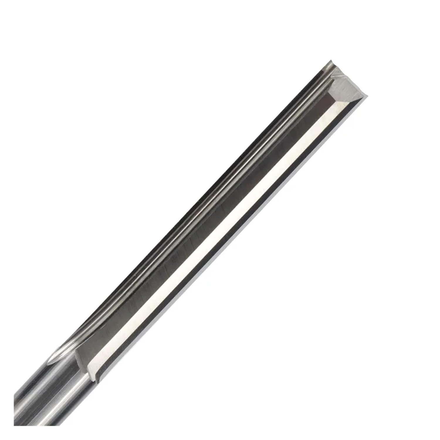 Straight Flute end Mills 10pcs Carbide End Mill 6mm Shank 2 Flute Straight Slot Milling Cutter MDF Plastic Cutter CNC Machine Router Bit(6x6x22x45mm)