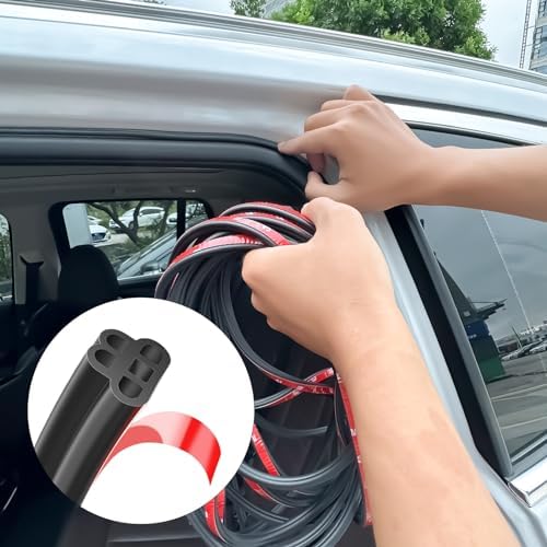 Car Door Seal Strip Double Layer Universal Self Adhesive