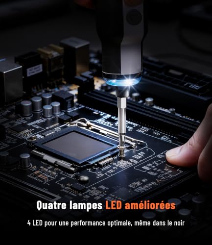 Mini tournevis pour jouets Katerk sans fil equipe de LED S2