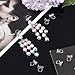 arricraft 200PCS Platic Earring Components Clear Clip-on Earring Converter Clip-on Earring Findings for DIY Non Pierced Earring Making Supplies