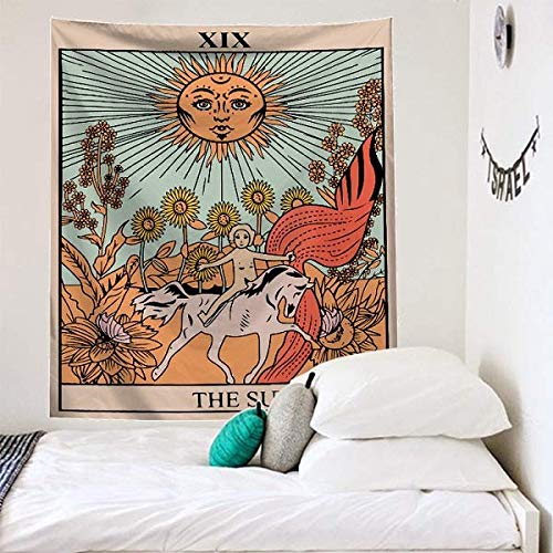 Boho Decor Tapeçaria Tarô Divino Mandala Manga Manga Manta Manga Cobertor de Parede Requintada Decor