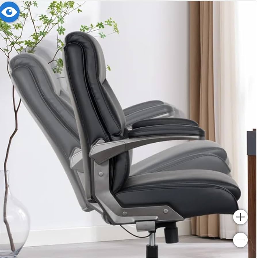 office worker Amazon.com: La-Z-Boy Melrose Ergonomic Bonded Leather Swivel