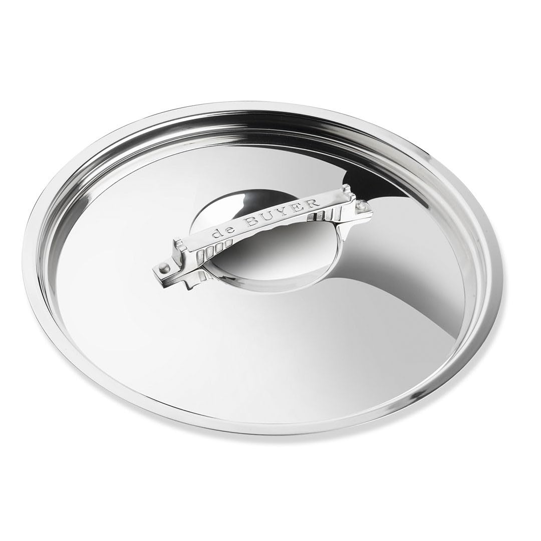 De Buyer Curved Lid, 14 cm, Silver