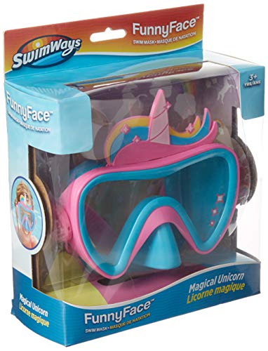 SwimWays Funny Face Swim Mask - Unicorn