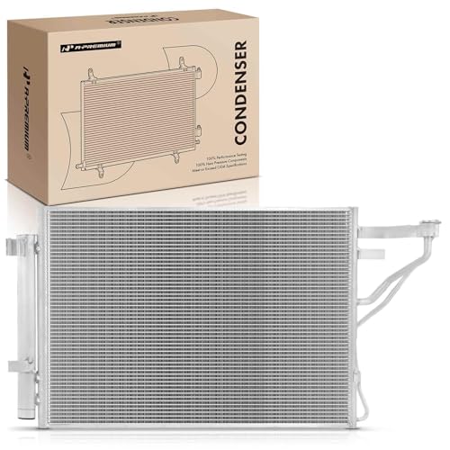A-Premium Air Conditioning A/C Condenser Compatible with Kia Forte 2010 - Detailed View