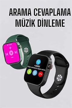 YamanHobi Ak ll  Saat Amoled Ekran GPS ve Uyku Takibi Bluetooth Ba lant l  -