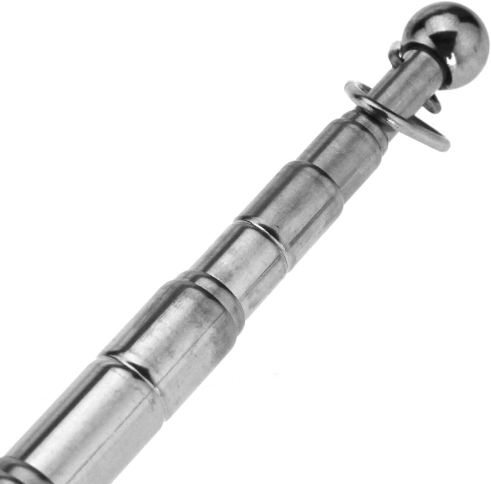 Portable Extendable Handheld Windsock Telescopic Flag Pole Ferula Pointer 2M image 2