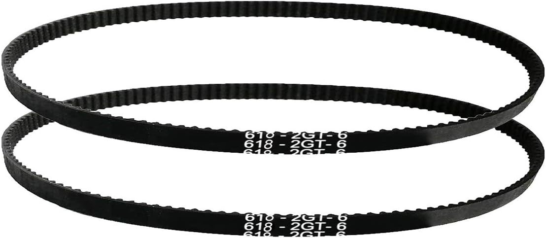 BCZAMD Ender 3 2GT 3D Printer Timing Belt Closed 618mm/ 24.3 inch for Timing Pulley Dual Z Axis Dual Z Tension Kit Replacement Part, 2Pcs Industrial Drive Belts