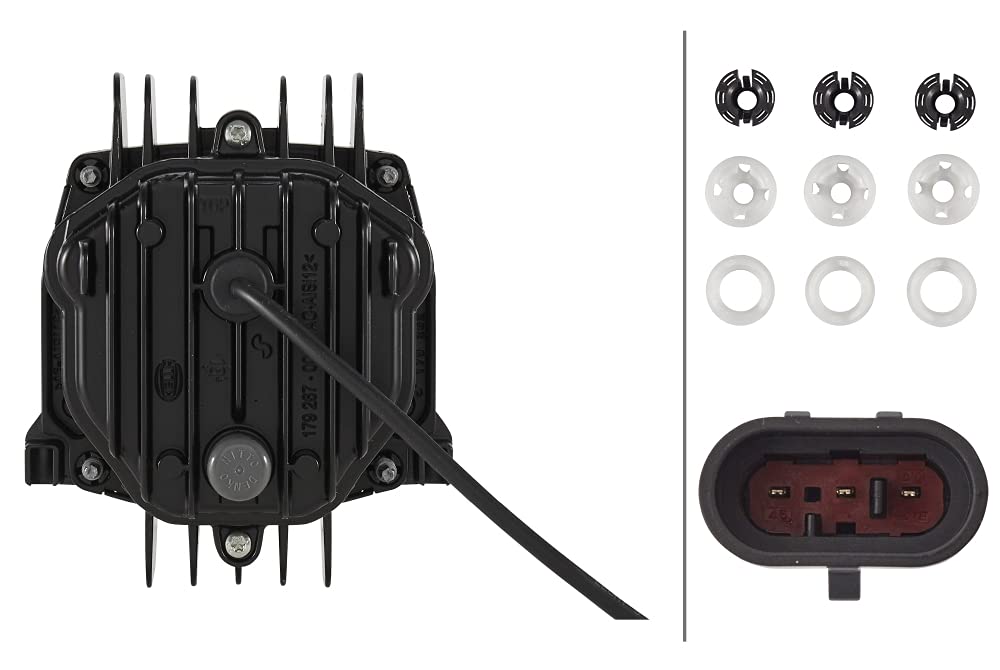 Faro Anteriore HELLA Per Veicoli - 24V/12V, Rotondo, Cristallino, Con Lampadine E Regolatore - Foto 12
