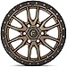 FUEL OFF-ROAD D681 REBEL 17X9, 6X5.5, 4.53, -12mm MATTE BRONZE BLACK BEAD RING - D68117908445
