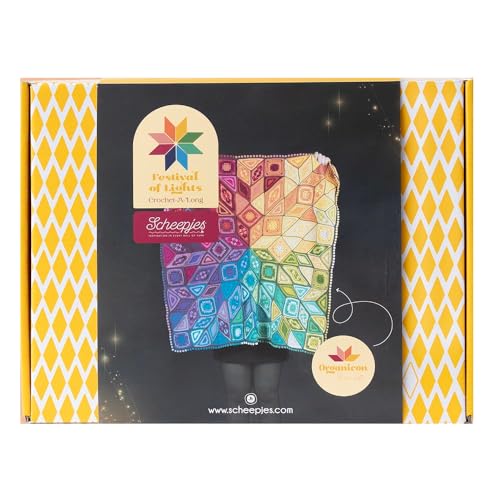 Image of Scheepjes Cal Festival of Lights Blanket Organicon Kit 1 Piece