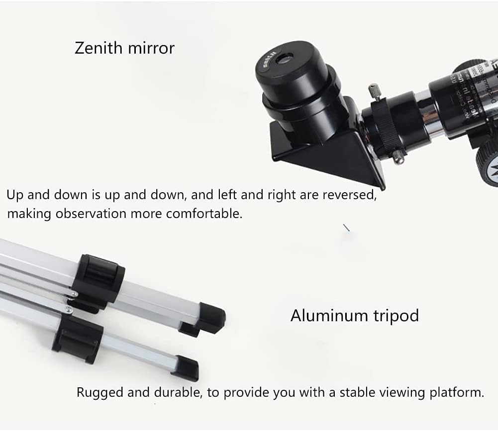LSLYTQ Spacmirrors Refractors HD Telescope 600 X 50mm Refractor Telescope with Phone Adapter Fully-Coated Glass Optics Refractors
