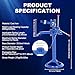 2200 lb Strut Spring Compressor, Heavy Vehicle Auto Spring Compressor, Hand Operate Strut, Vehicle Spring Removal Tool, For Cars Trucks SUVs and 8.27