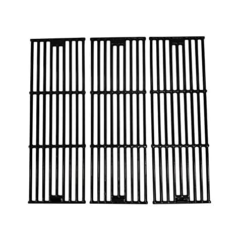 BBQSTAR 19-3/4 Inch Glossy Porcelain-Enameled Cast-Iron Grill Cooking Grate for Char-Griller Wrangler 2123 Grillin' Pro 3001 Duo 5050 5650 5072Triple Play Series Grill Grate, 3-Pack Cover
