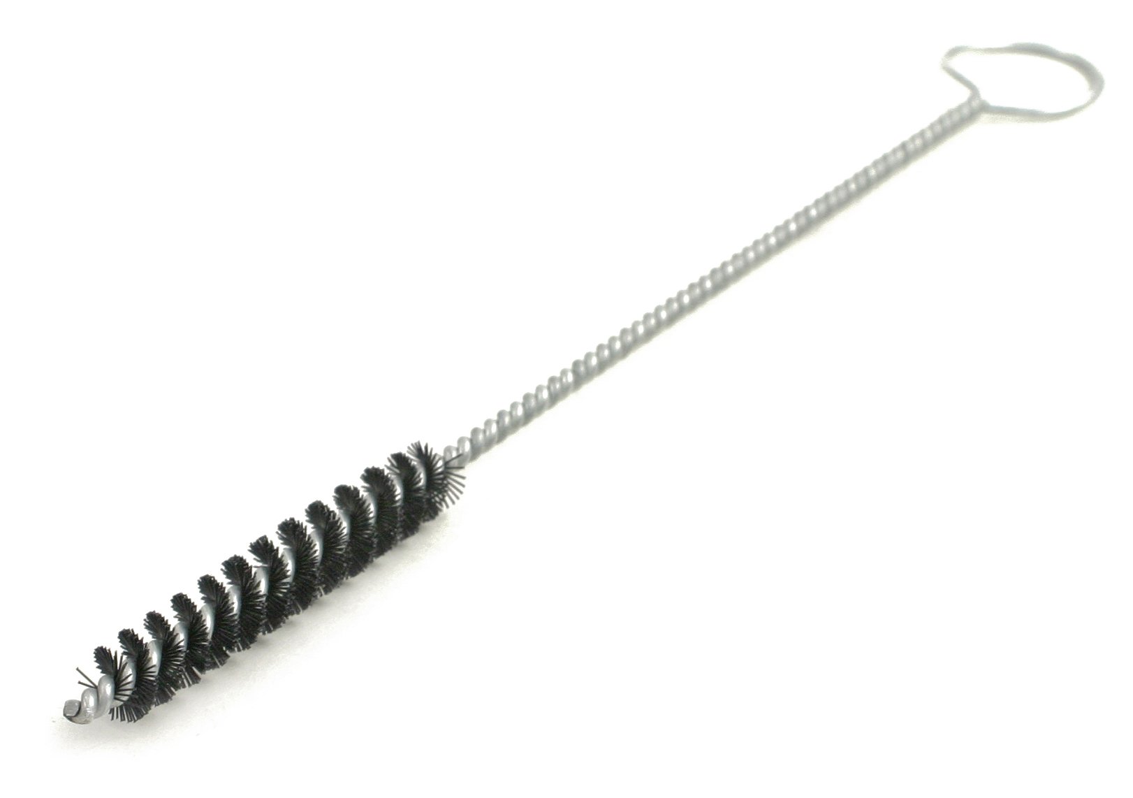 Cepillo en espiral de nailon de 1 pulgada y vástago de 16 para limpieza interna