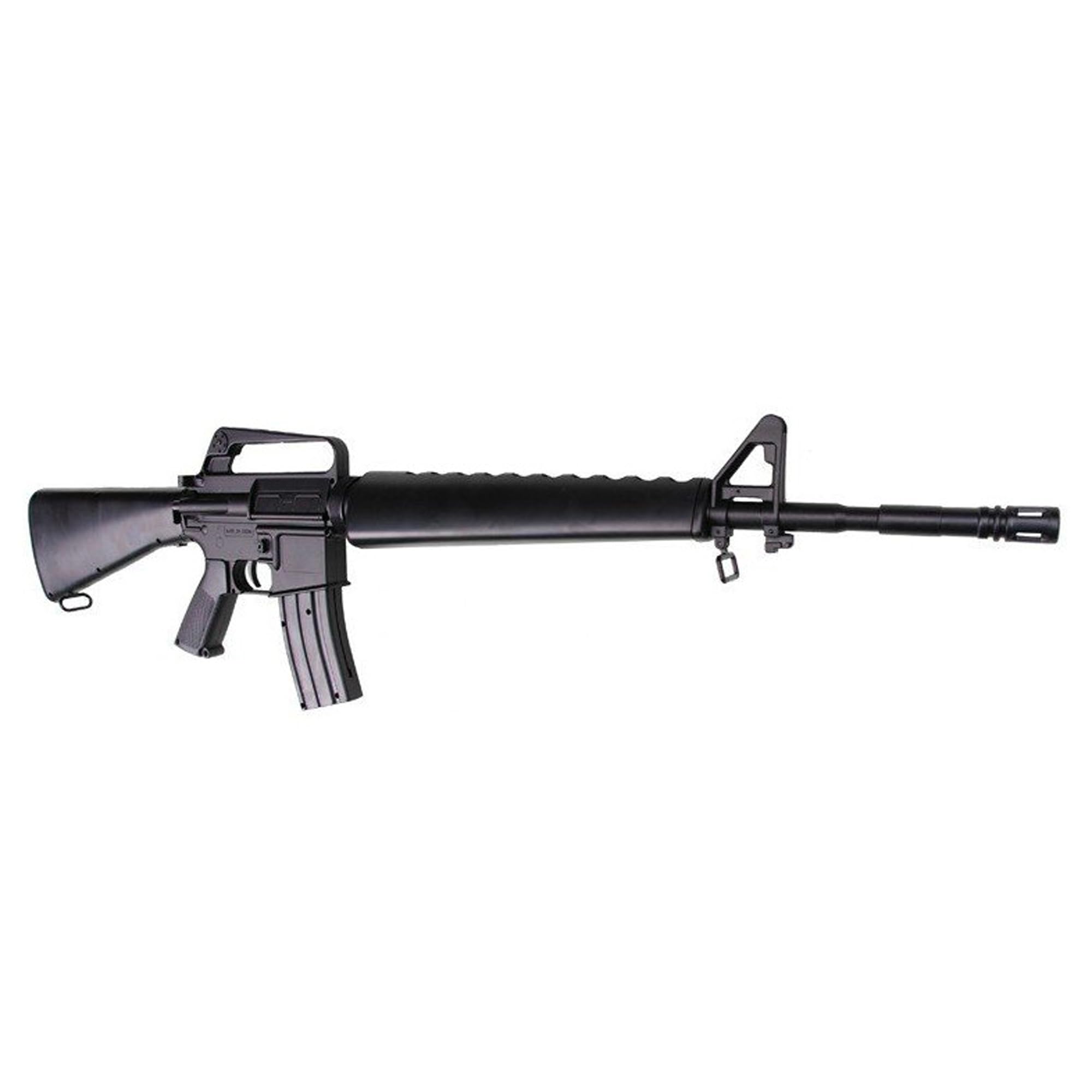 Fucile Airsoft M16-A2 / Modello a Molla/Colpo Singolo/Materiale: plastica ad Alta Resistenza/Colore: Nero/Potenza 0,5 Joule