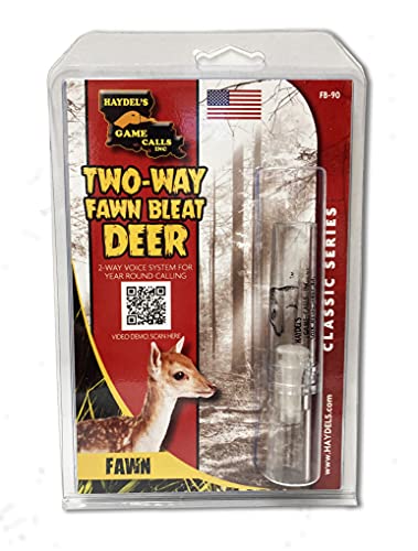 Haydel's Game Calls Inc. FB-90 Two-Way Fawn Bleat Whitetail Deer Call