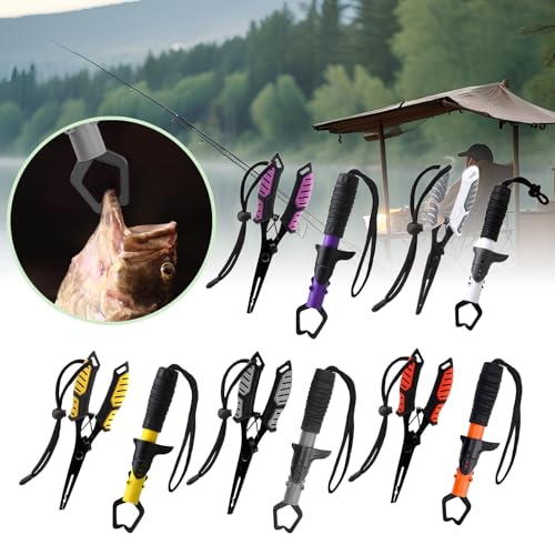 Alicates de pesca de acero inoxidable y pinza para labios de pescado con cortador 2