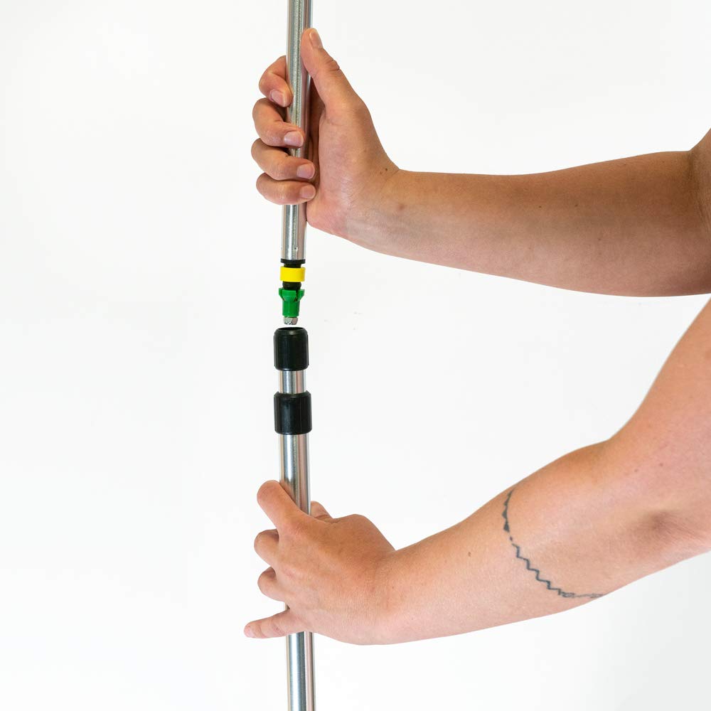 outdoorer PocketPoles UL (2 szt.), aluminiowy drążek do plandeki, ultralekki, krótki, z mini rozmiarem po spakowaniu, drążek do tarpy, lekkiego namiotu lub zadaszenia, drążki do ustawienia lub drążki