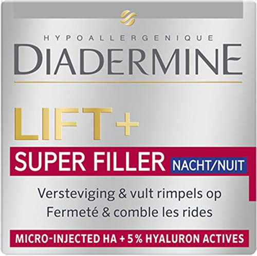Diadermine Lift+ Super Filler crème de nuit 50 ml anti-rides acide hyaluronique soin visage