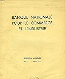 bencic  BANQUE NATIONALE POUR LE COMMERCE ET L\'INDUSTRIE, N° 5, JUILLET 1933