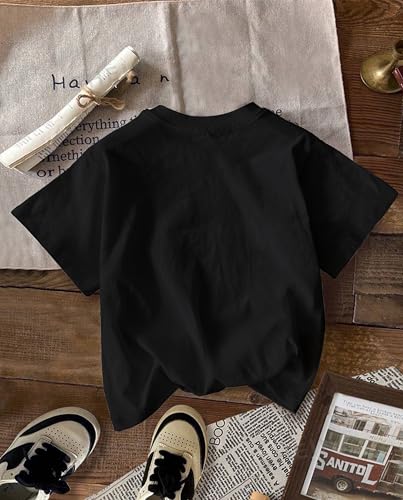 Image of Jawdrobe Cotton Blend Oversized Fit Half Sleeve Printed Round Neck T-Shirt for Women