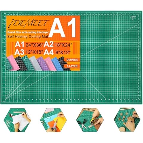 Idemeet 24" x 36" Self Healing Mat Cover