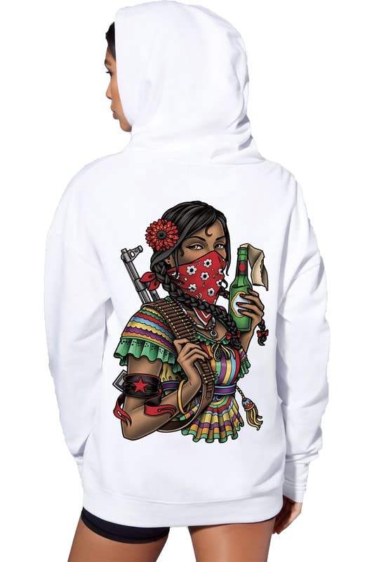 Image of VLAM Back Printed Women Stylish Design Unisex Hoodie