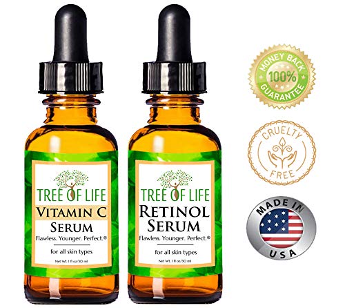 Kit de Sérums - Sérum de Vitamina C + Sérum de Retinol