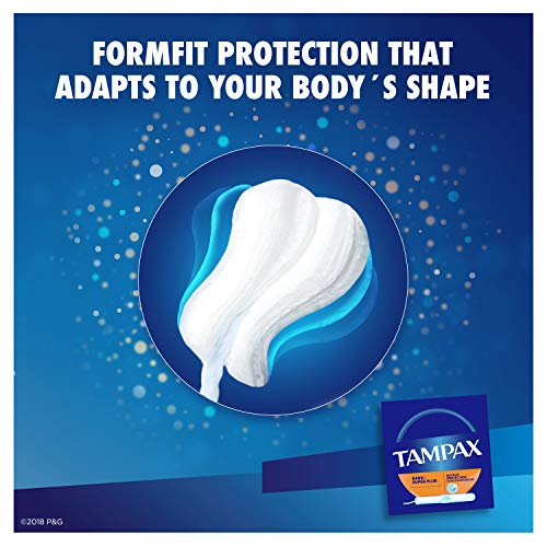 Tampax Cardboard Applicator Tampons, Super Plus Absorbency, Unscented, 20 Count - Pack Of 4 (80 Total Count) #TOP4