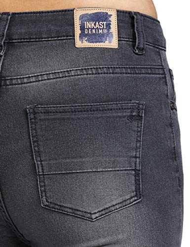 Image of Amazon Brand - INKAST Women's Mid Rise Cropped Length Stretchable Slim Fit Jeans