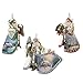 Thomas Kinkade Santa Claus Heirloom Christmas Ornaments with Artwork: Set of 3 by The Ashton-Drake Galleries