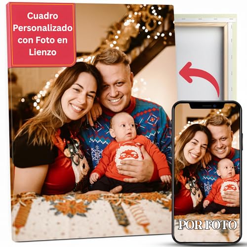 GiveSmiles Foto en Lienzo Personalizada — Cuadro mural con impresión fotográfica HD sobre lienzo de artista, formatos a elegir