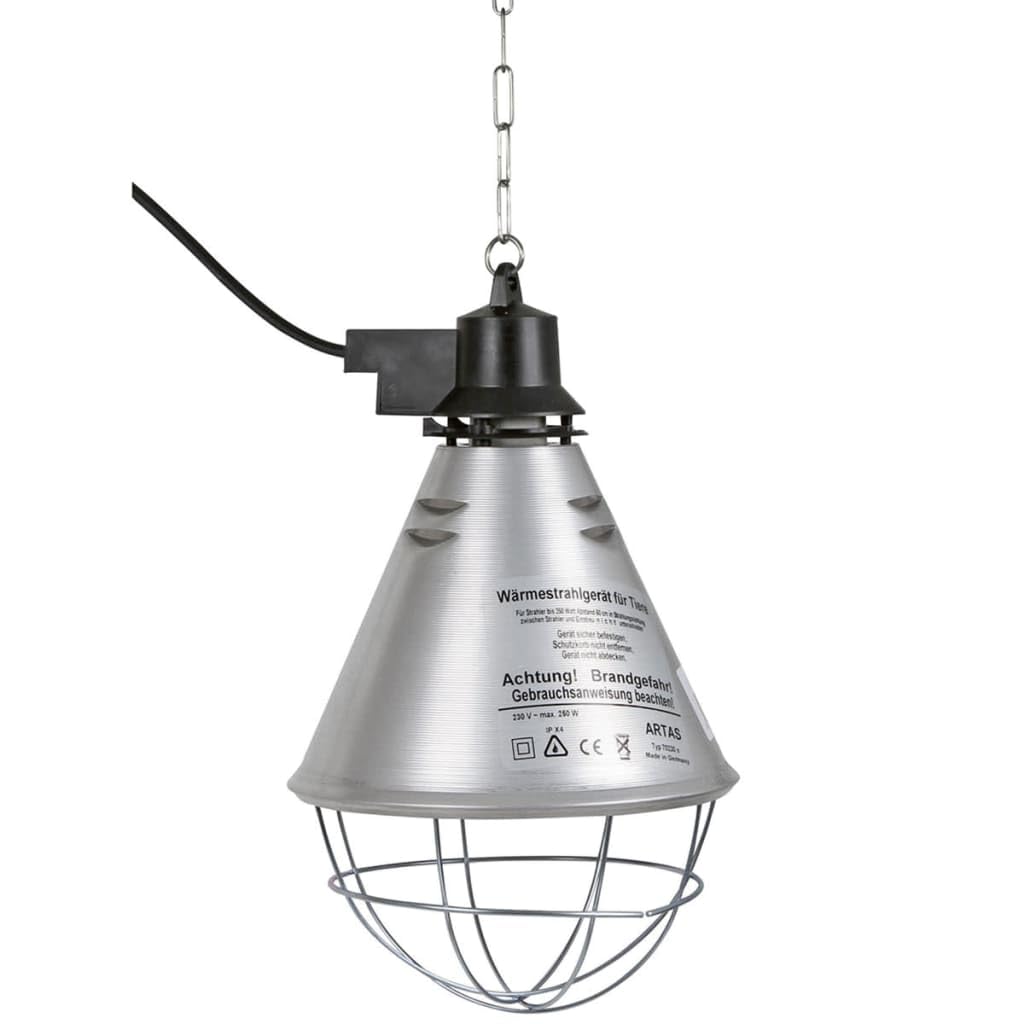 Kerbl Infrarot Wärmestrahler für Ferkel/Küken & Keramik Dunkelstrahler 150W, Infrarotlampe 230V dimmbar, Sockel E27