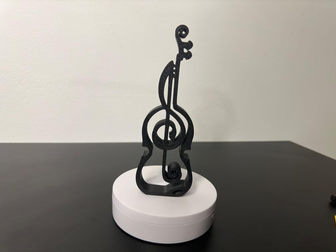 EROTNGO Abstract Violin Minimalist Single Line Sculpture Decorative Music Gift Home Office Shelf Decoration Unique Artistic Piece for Musicians and Music Enthusiasts 3