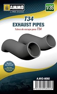 Amo 1/35 T-34 Exhaust Pipe for Plastic Model AMO-8092