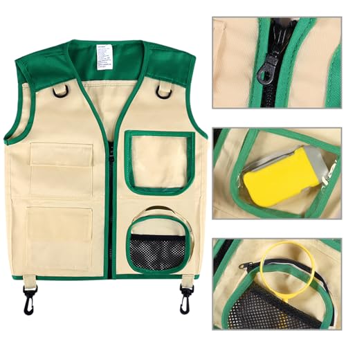 Disfraz Safari Chaleco Cargo y Sombrero para Niños miniatura 3