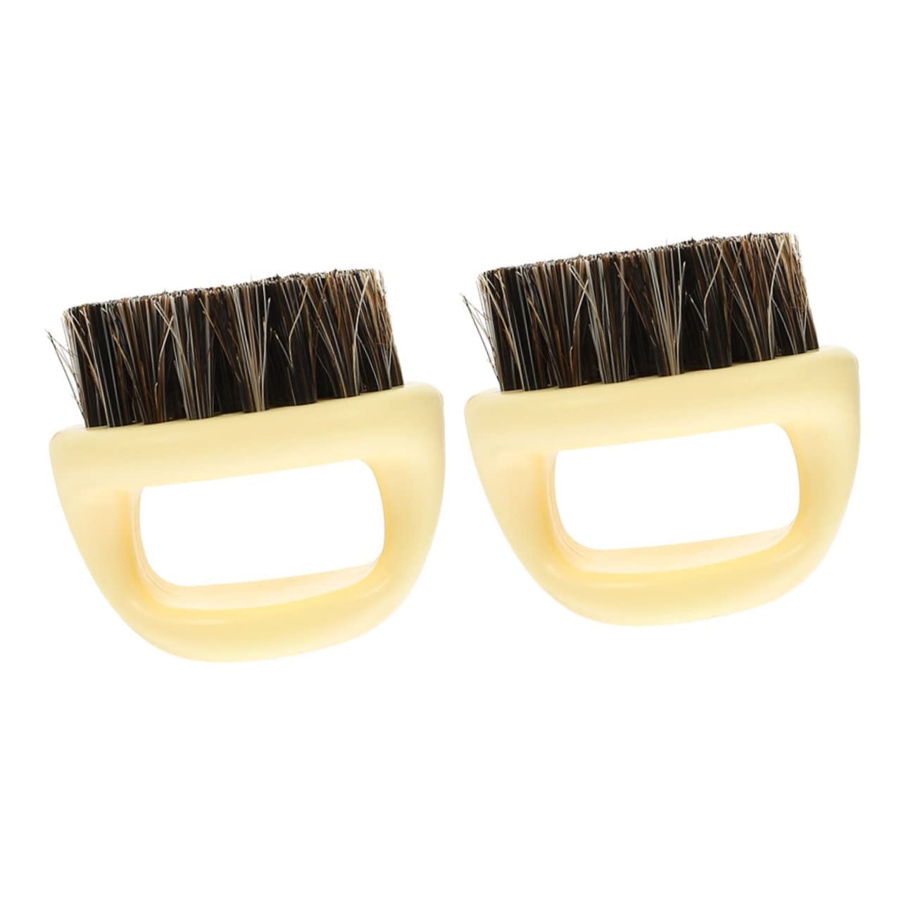 Didiseaon Ergonomic Handle Beard Comb Portable Multi-use Hair Removal Brush for Men's Shredded Hair