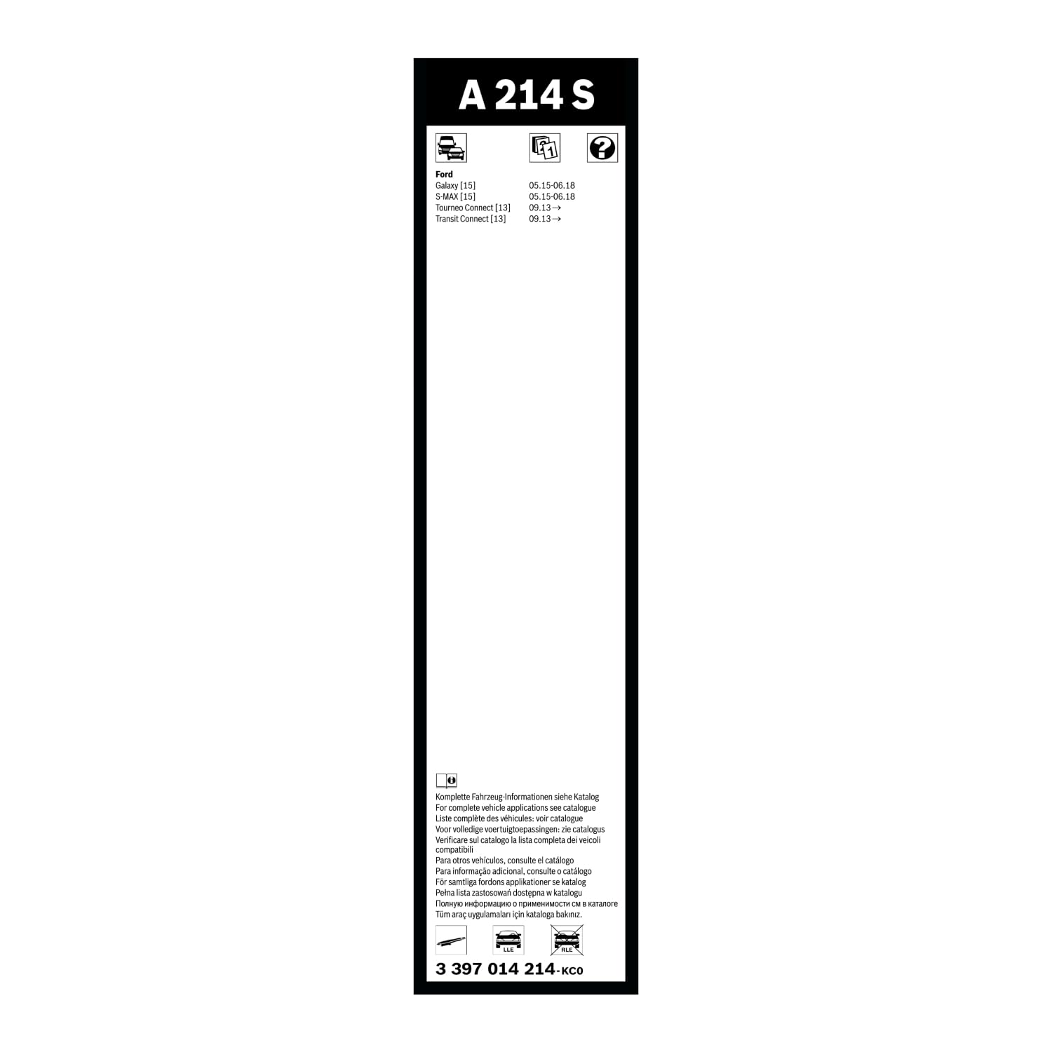 BOSCH 3397014214 Wischblatt