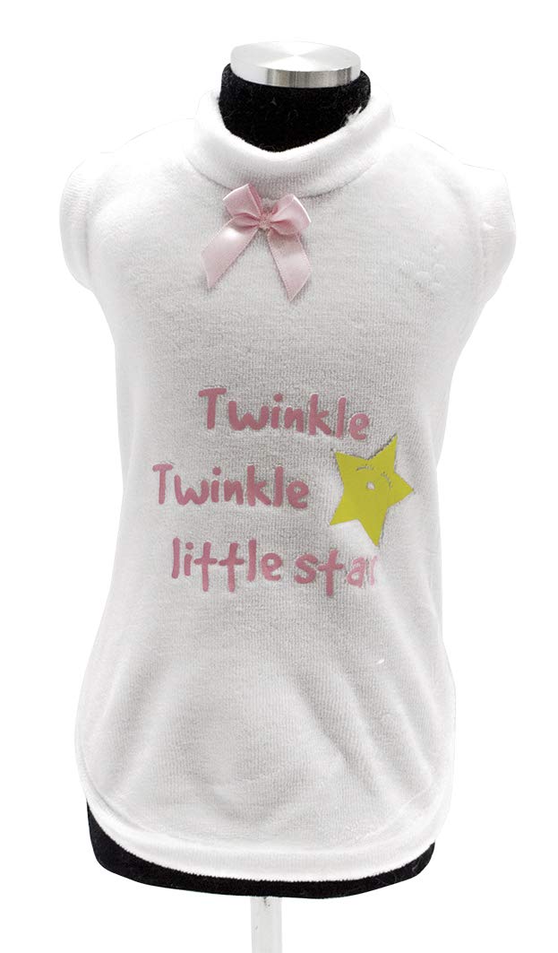 Trilly tutti Brilli Aymon Chenille T-Shirt with Thermal Vinyl Application, Large, Pink